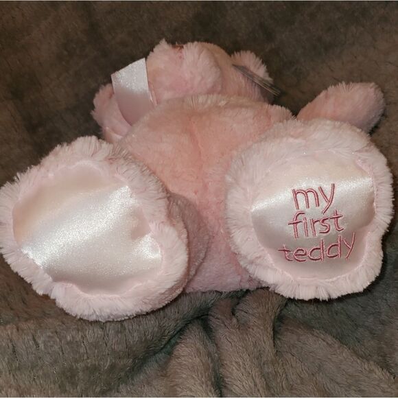 Baby Gund My First Teddy Bear Pink Plush Stuffed Animal 4043975 New - Picture 8 of 10